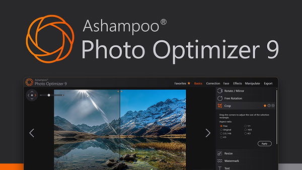 دانلود نرم افزار Ashampoo Photo Optimizer v9.0.3 ویرایش تصاویر