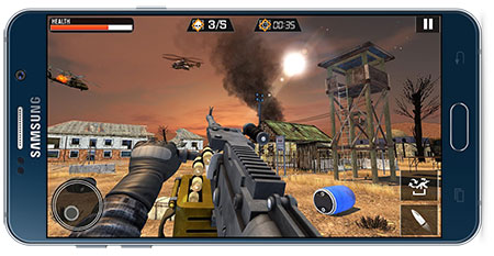 دانلود بازی اندروید قدرت تفنگ های مدرن Modern Gun Strike v1.0.4