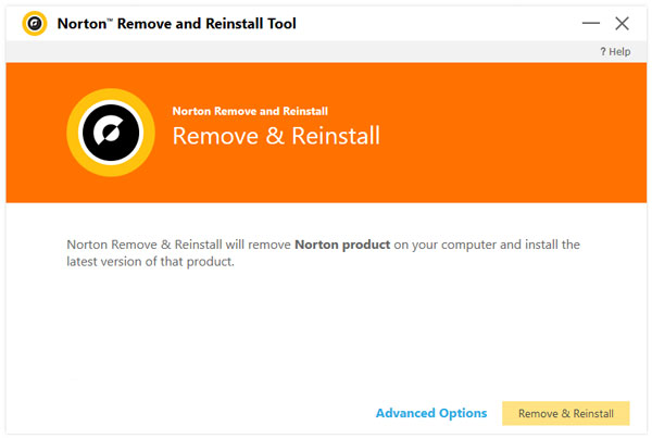 norton remove and reinstall tool.