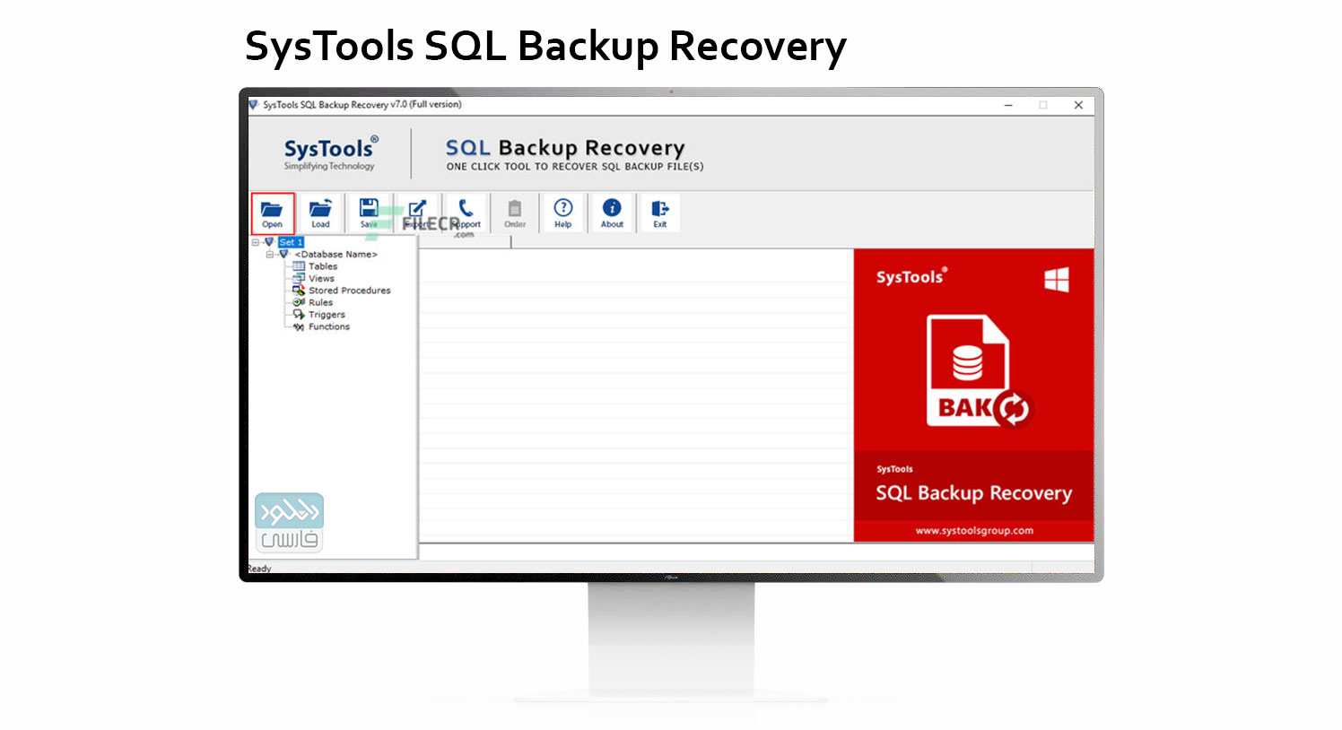 دانلود نرم افزار SysTools SQL Backup Recovery v10.0.0