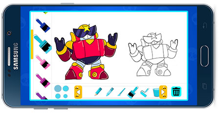 دانلود بازی اندروید Coloring for Brawl Stars v0.10
