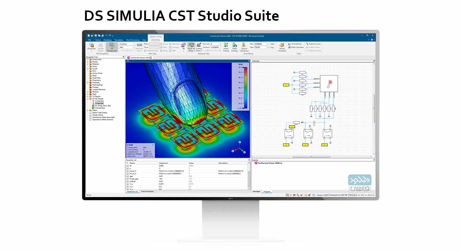 دانلود نرم افزار DS SIMULIA CST STUDIO SUITE 2024.01 SP1 نسخه ویندوز
