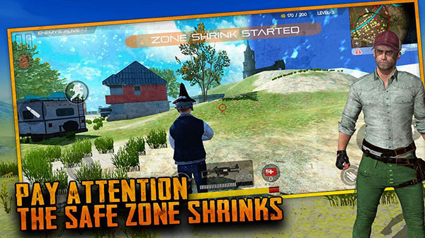 دانلود بازی اندروید Free survival: fire battlegrounds v5