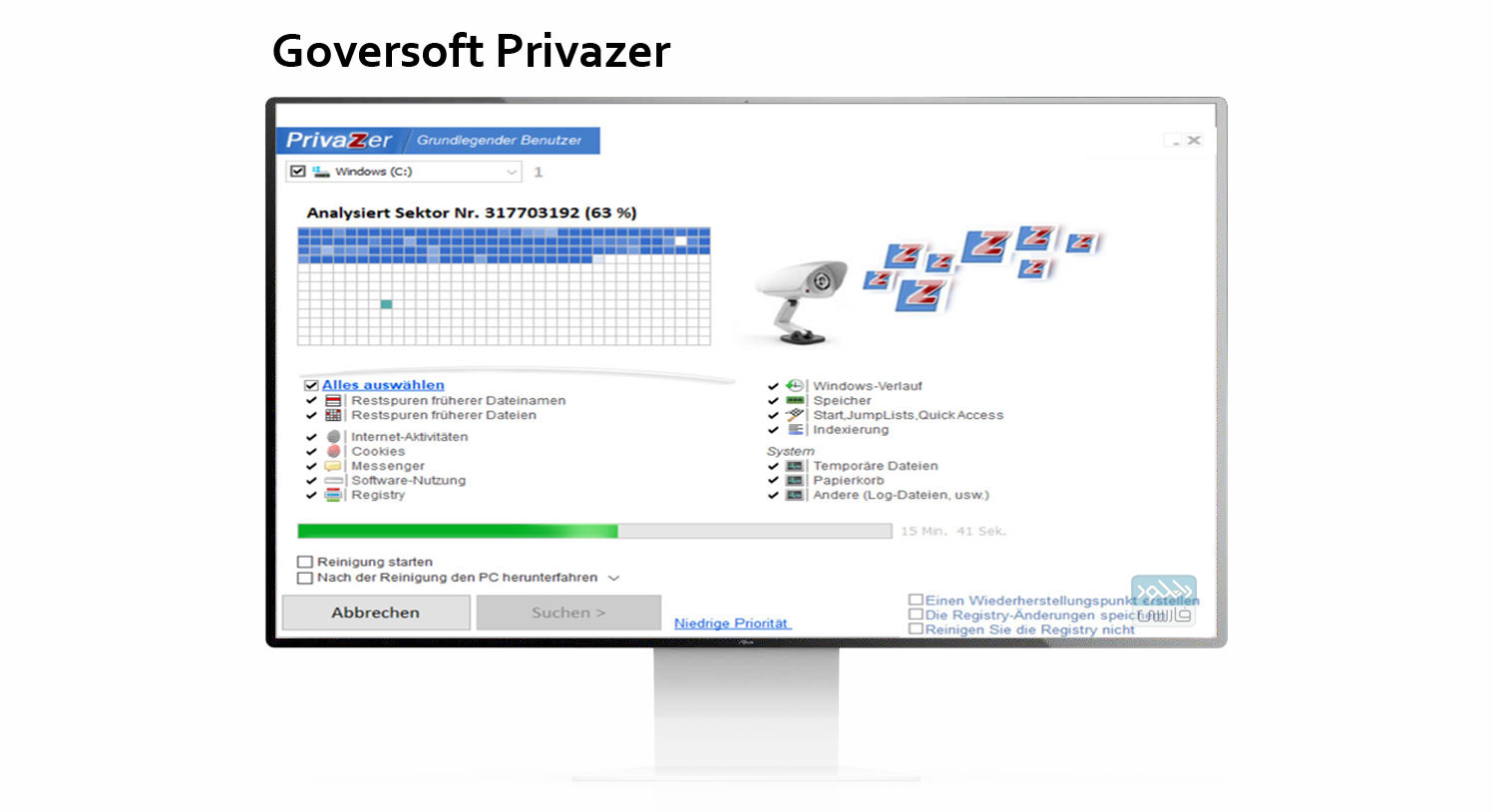 دانلود نرم افزار Goversoft Privazer v4.0.59