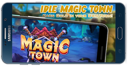 دانلود بازی اندروید شهر جادویی Idle Magic Town v1.0.2.7