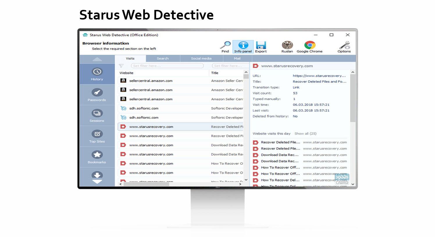 دانلود نرم افزار Starus Web Detective v2.8