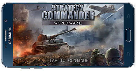 دانلود بازی WW2: Strategy Commander v3.0.5 برای اندروید