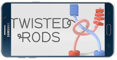 دانلود بازی اندروید میله های پیچ خورده Twisted Rods v0.22.1