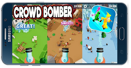 دانلود بازی اندروید بمب انداز ها Crowd Bomber v18