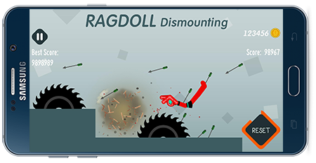 دانلود بازی اندروید Ragdoll Dismounting v1.56