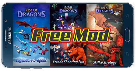دانلود بازی اندروید Rise of Dragons-Merge and Evolve v1.10.2