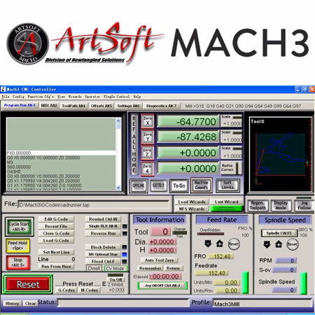 دانلود نرم افزار ArtSoft Mach3 R3.043.066