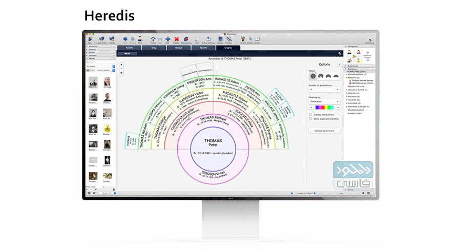 دانلود نرم افزار Heredis 2023 v23.1 ساخت شجره خانوادگی