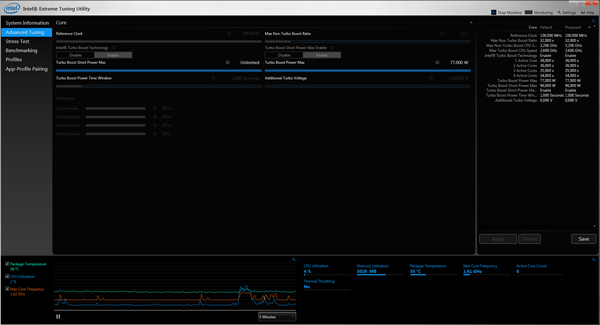 download intel extreme tuning utility profile for gaming