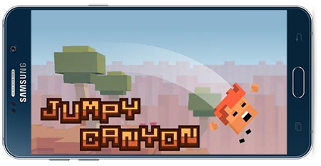 دانلود بازی اندروید پرش به دره Jumpy canyon v1.1