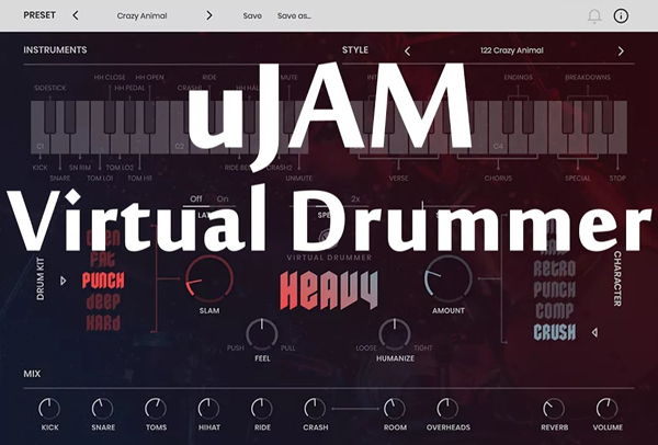 دانلود نرم افزار UJAM Virtual Drummer HEAVY v2.1.0-R2R