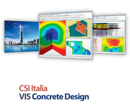 دانلود نرم افزار CSI Italia VIS Concrete Design v12.1.0