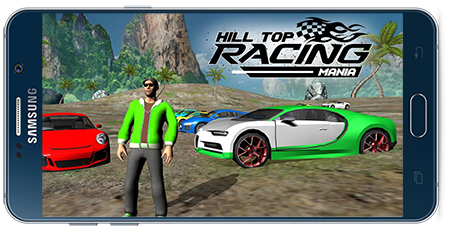 دانلود بازی اندروید Hill top racing mania v1.15