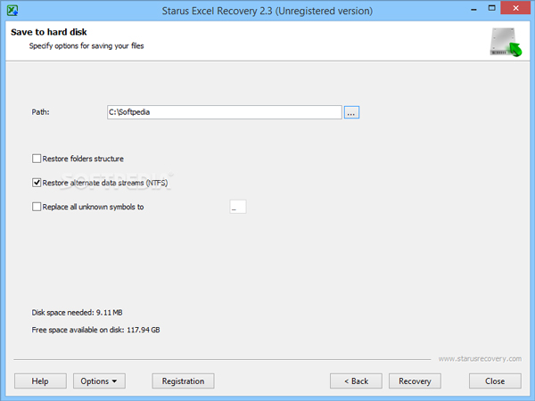 free for mac instal Starus Excel Recovery 4.6
