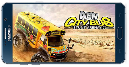 دانلود بازی اندروید AEN City Bus Stunt Arena 17 v1.8