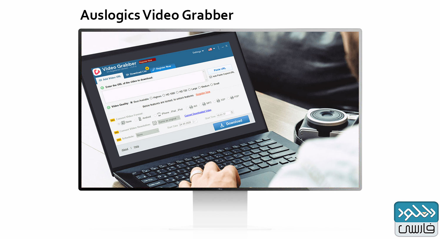 downloading Auslogics Video Grabber Pro 1.0.0.4