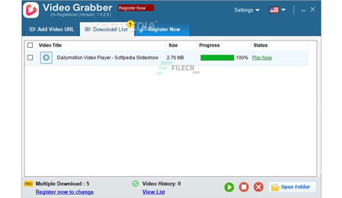 download the new Auslogics Video Grabber Pro 1.0.0.4