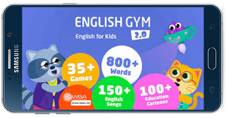 دانلود بازی اندروید English Gym 2.0 – useful English for kids