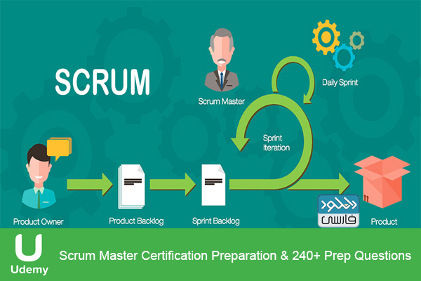 دانلود Scrum Master Certification Preparation And 240 Prep Questions