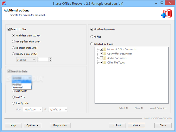 free for apple instal Starus Office Recovery 4.6