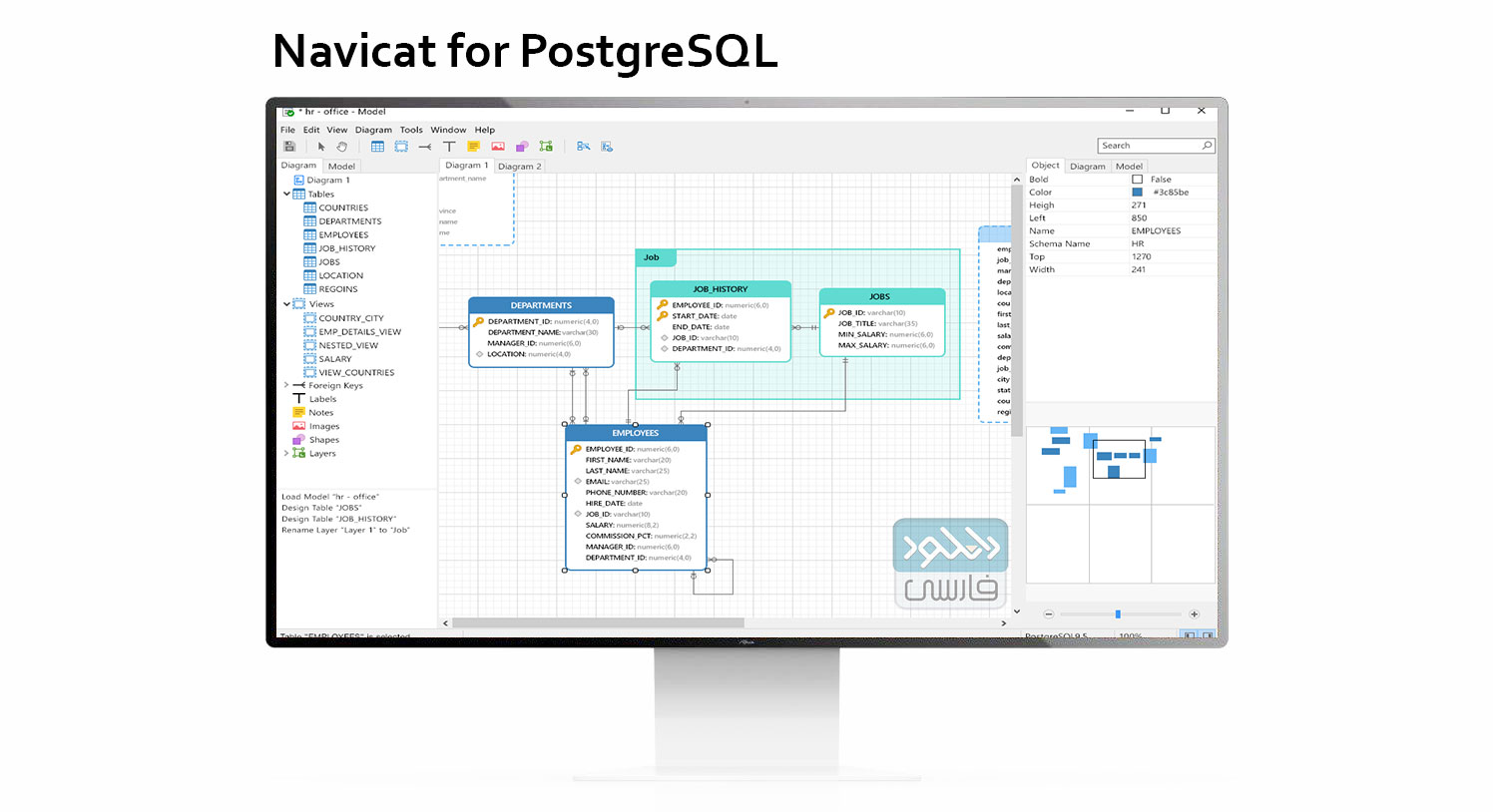 دانلود نرم افزار Navicat for PostgreSQL v15.0.23