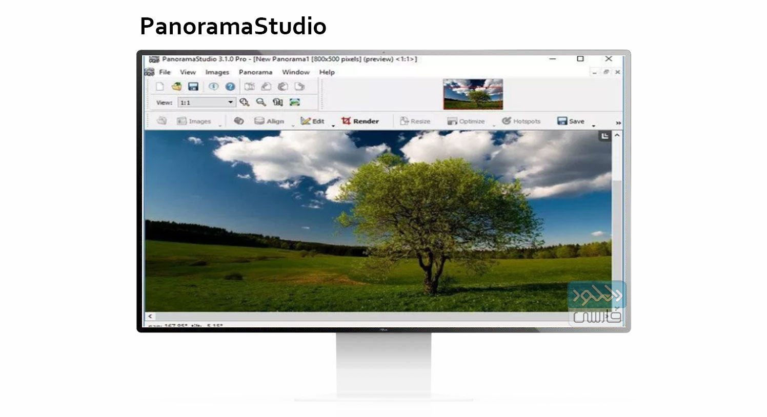 دانلود نرم افزار PanoramaStudio Pro v3.6.5.341 نسخه ویندوز