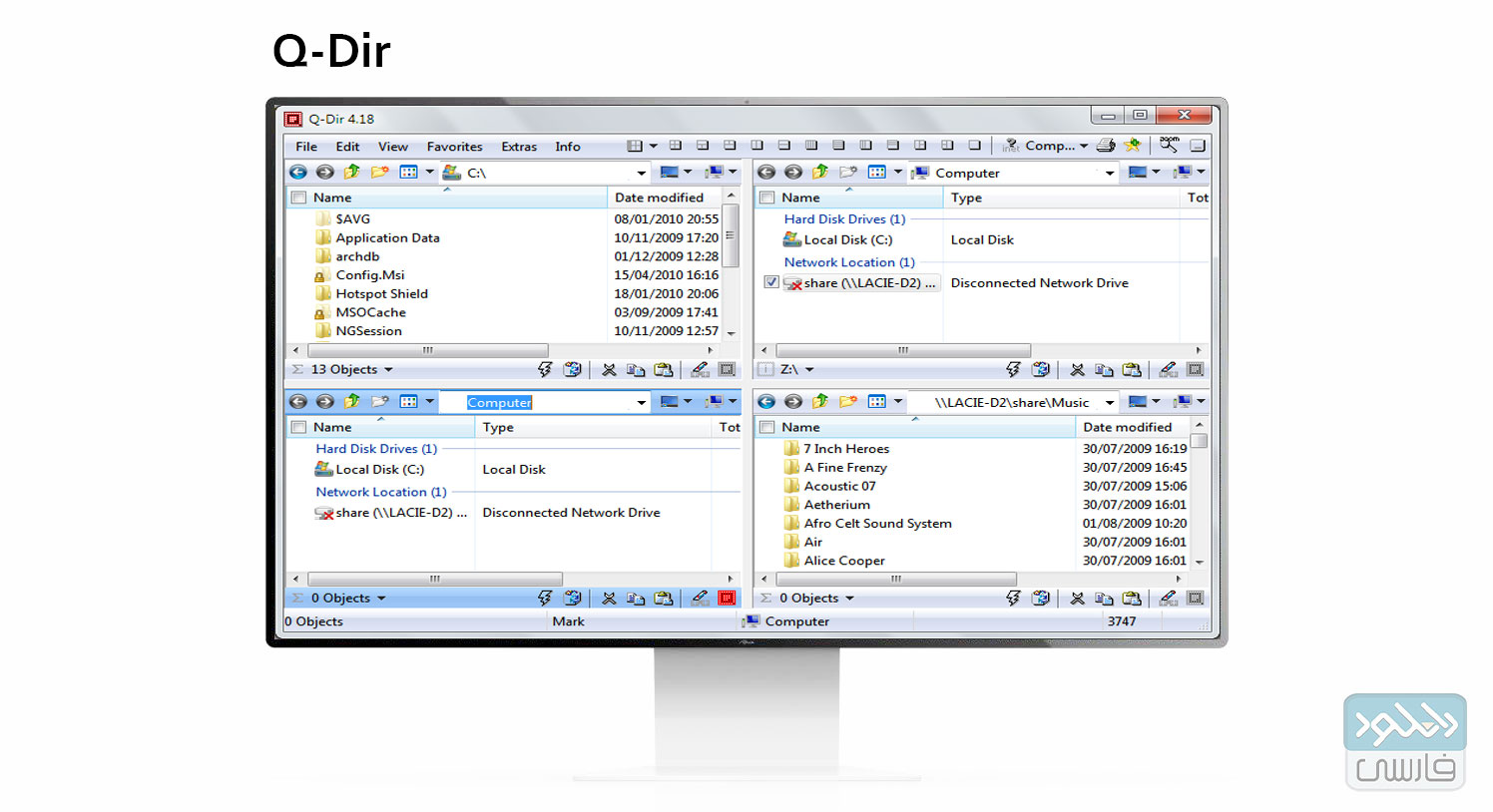 دانلود نرم افزار Q-Dir v10.74.1 نسخه ویندوز