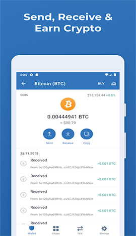 trust crypto and bitcoin wallet