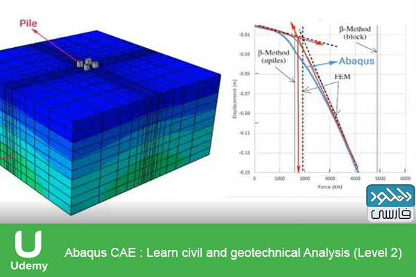 دانلود فیلم آموزشی Udemy – Abaqus CAE Learn civil and geotechnical Analysis Level 2
