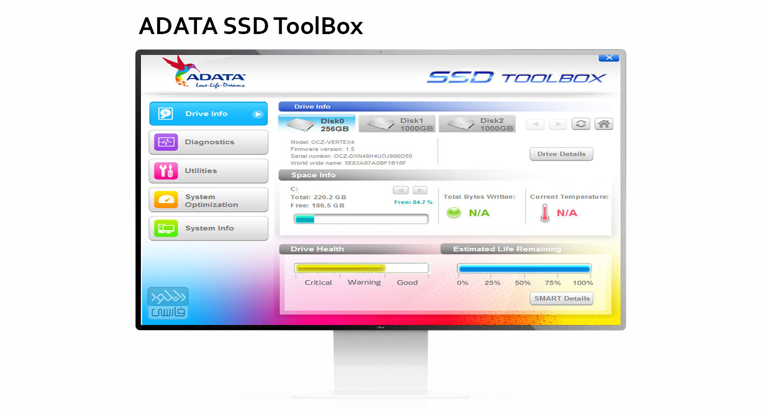 دانلود نرم افزار ADATA SSD ToolBox v4.1.0