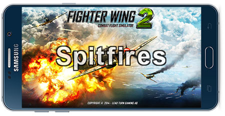 دانلود بازی اندروید FighterWing 2 Spitfire v1.4