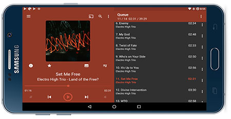 دانلود برنامه پخش موسیقی GoneMAD Music Player v3.2.8 برای اندروید