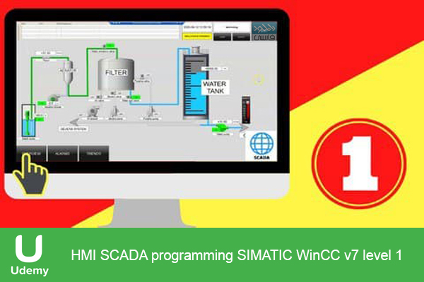 دانلود فیلم آموزشی Udemy – HMI SCADA programming SIMATIC WinCC v7 level 1