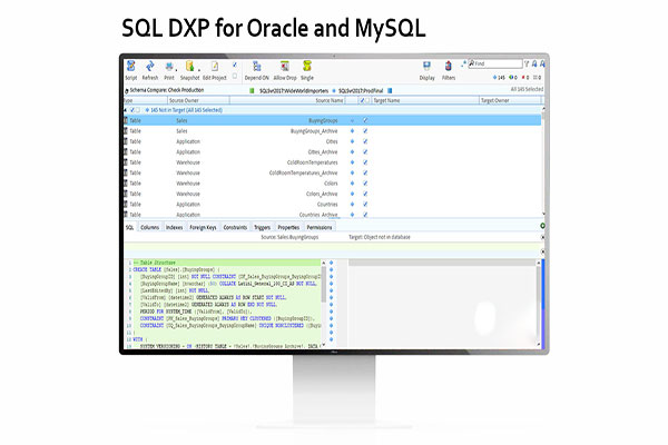 دانلود نرم افزار SQL DXP for Oracle and MySQL v6.5.3.161 همگام سازی