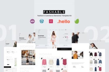 قالب فروشگاهی وردپرس Fashable Stylist eCommerce Elementor Template Kit