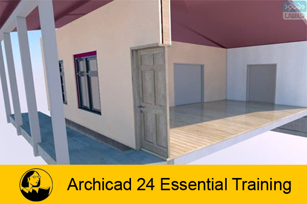 دانلود فیلم آموزش آرشیکد Lynda – Archicad 24 Essential Training