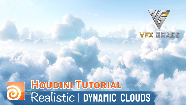 دانلود آموزش هودینی Gumroad – Houdini Tutorial Realistic Dynamic Clouds