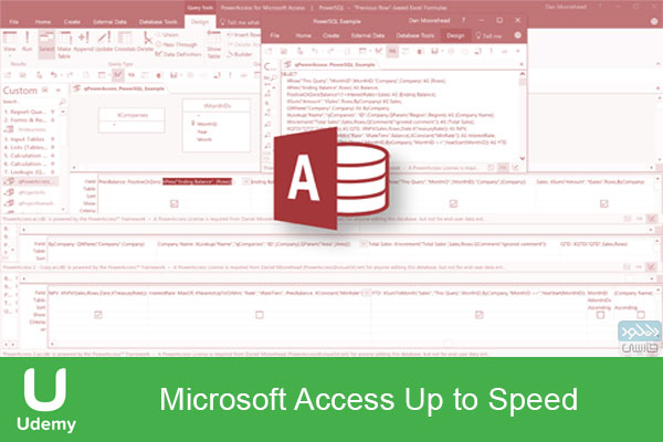 دانلود فیلم آموزشی Udemy – Microsoft Access Up to Speed