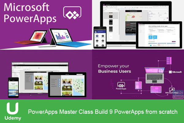 دانلود فیلم آموزشی Udemy – PowerApps Master Class Build 9 PowerApps from scratch