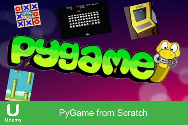 دانلود فیلم آموزشی ساخت بازی Udemy – PyGame from Scratch