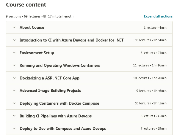 Udemy-Continuous-Integration-for-ASP.NET-with-Docker-Azure-Devops-Screen