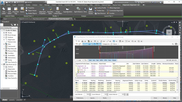 Civil 3d project explorer что это