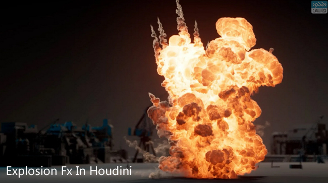 دانلود فیلم آموزشی Rebelway – Explosion Fx In Houdini Weeks 1