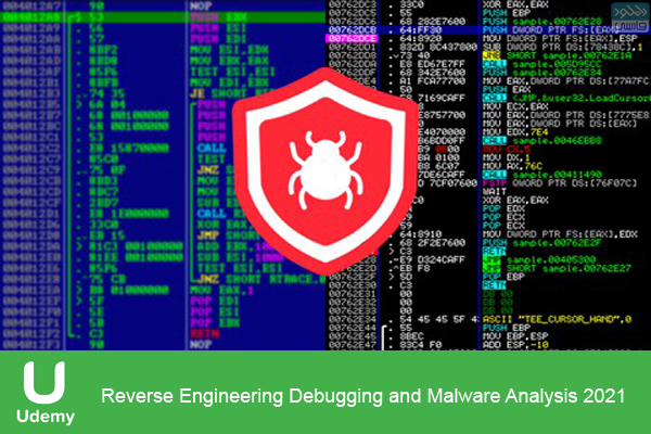 دانلود فیلم آموزشی Udemy – Reverse Engineering Debugging and Malware Analysis 2021