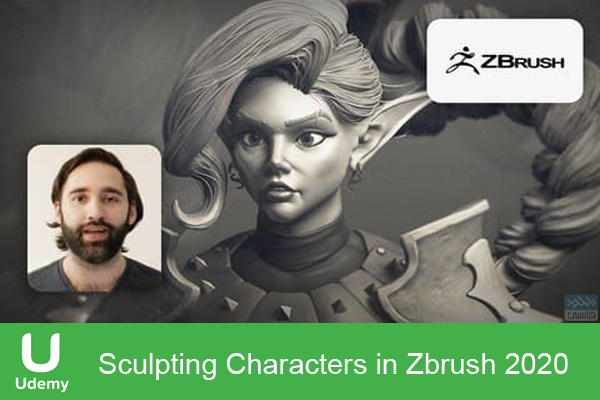 دانلود فیلم آموزشی Udemy – Sculpting Characters in Zbrush 2020